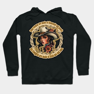 Modern Cowgirl Sassy Vibes Rodeo Queen Hoodie